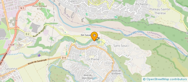 localisation de l'entreprise ASSOCIATION CULTURELLE ET SPORTIVE DE FLEURIMONT  SAINT-PAUL