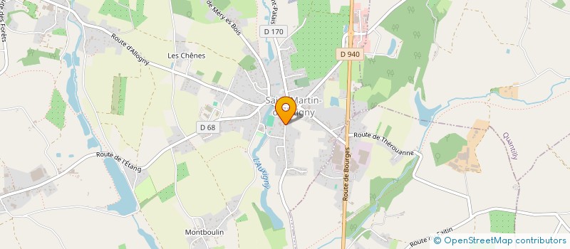 localisation de l'entreprise ASSOCIATION CULTURELLE ET SPORTIVE DE L'ECOLE PUBLIQUE ELEMENTAIRE DE ST MARTIN D'AUXIGNY  SAINT-MARTIN-D'AUXIGNY