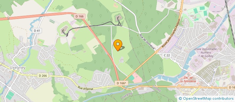 localisation de l'entreprise ASSOCIATION CULTURELLE ET SPORTIVE DE LA JEUNESSE SPINALIENNE  UXEGNEY