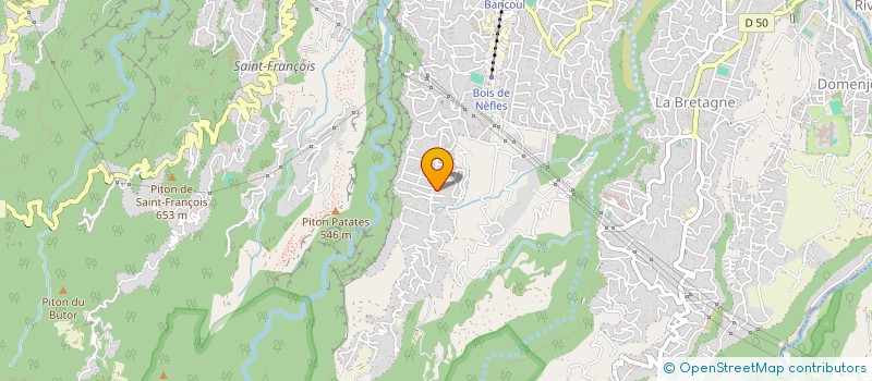 localisation de l'entreprise ASSOCIATION CULTURELLE ET SPORTIVE DE LA REUNION  SAINT-DENIS