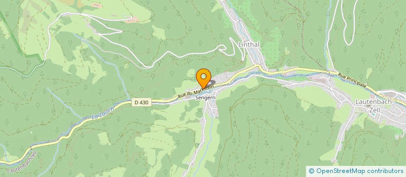 localisation de l'entreprise ASSOCIATION CULTURELLE ET SPORTIVE DE LINTHAL  LINTHAL