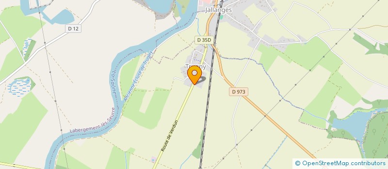 localisation de l'entreprise ASSOCIATION CULTURELLE ET SPORTIVE DE PAGNY LE CHATEAU  PAGNY-LE-CHATEAU