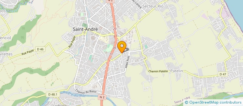localisation de l'entreprise ASSOCIATION CULTURELLE ET SPORTIVE DE SAINT ANDRE à SAINT-ANDRE