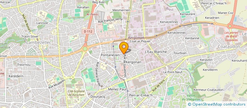localisation de l'entreprise ASSOCIATION CULTURELLE ET SPORTIVE DES FRANCO-TURCS DE BREST à BREST