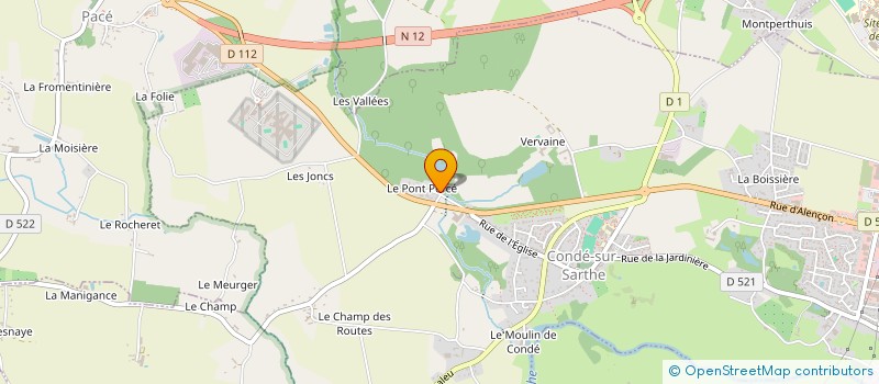 localisation de l'entreprise ASSOCIATION CULTURELLE ET SPORTIVE DES PERSONNELS ALENCONNAIS-CONDEENS à CONDE-SUR-SARTHE