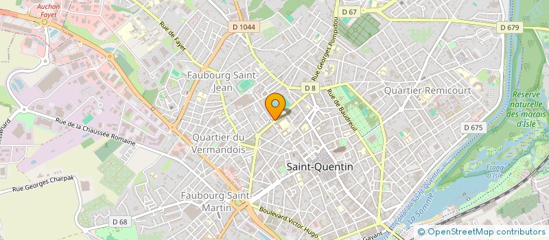 localisation de l'entreprise ASSOCIATION CULTURELLE ET SPORTIVE DES PORTUGAIS DE SAINT QUENTIN à SAINT-QUENTIN