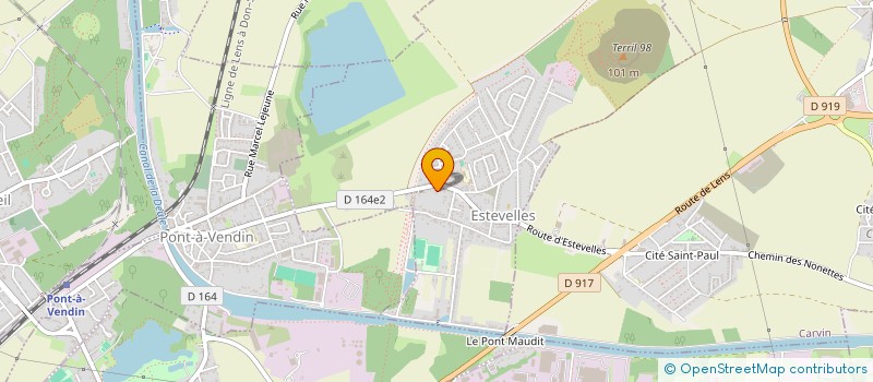 localisation de l'entreprise ASSOCIATION CULTURELLE ET SPORTIVE ECOLE MAT J.PREVERT ESTEVELLES  ESTEVELLES