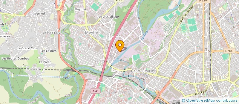 localisation de l'entreprise ASSOCIATION CULTURELLE ET SPORTIVE FRANCO-TURQUE à ANNECY