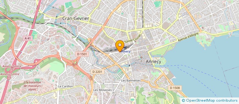 localisation de l'entreprise ASSOCIATION CULTURELLE ET SPORTIVE FRANCO-TURQUE ET MAROCAINE à ANNECY