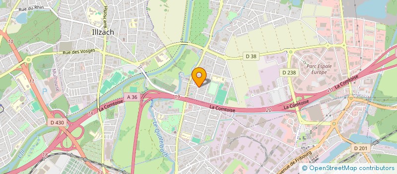 localisation de l'entreprise ASSOCIATION CULTURELLE ET SPORTIVE L'ARBRE DE VIE  SAUSHEIM