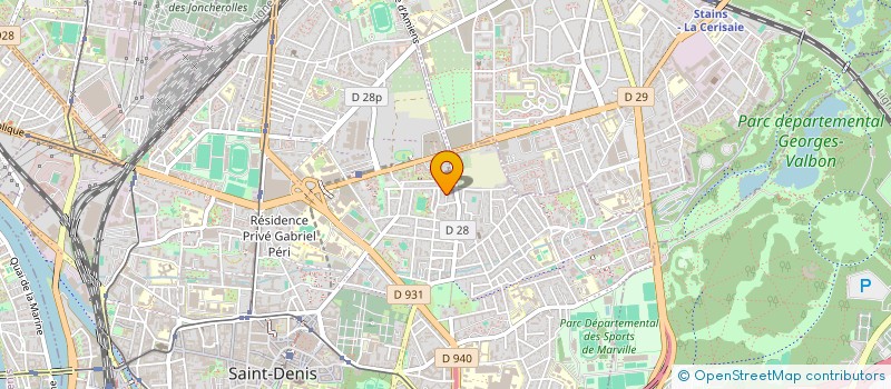 localisation de l'entreprise ASSOCIATION CULTURELLE ET SPORTIVE LILI  SAINT-DENIS