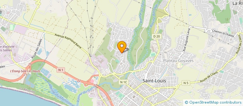localisation de l'entreprise ASSOCIATION CULTURELLE ET SPORTIVE MAHORAISE à SAINT-LOUIS