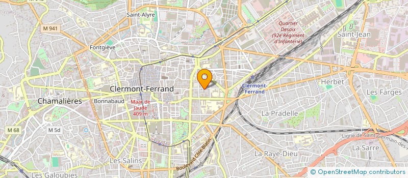 localisation de l'entreprise ASSOCIATION CULTURELLE ET SPORTIVE RICHELIEU  CLERMONT-FERRAND