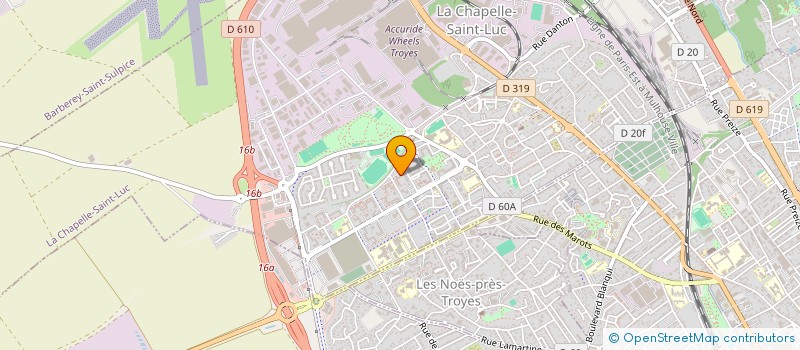 localisation de l'entreprise 	  ASSOCIATION CULTURELLE ET TRADITIONNELLE SIMAOISE DE LA CHAPELLE SAINT LUC   LA CHAPELLE-SAINT-LUC