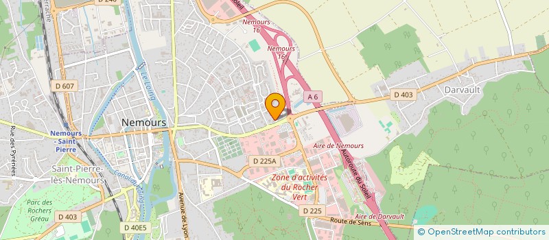 localisation de l'entreprise ASSOCIATION CULTURELLE FAMILLE HEUREUSE  NEMOURS