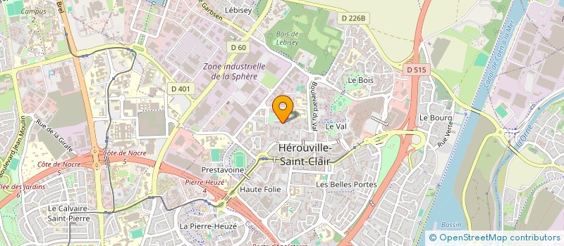 localisation de l'entreprise ASSOCIATION CULTURELLE FRANCE AFRIQUE à HEROUVILLE-SAINT-CLAIR