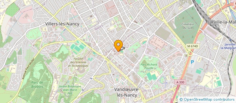 localisation de l'entreprise ASSOCIATION CULTURELLE FRANCE JAPON  VANDUVRE-LES-NANCY