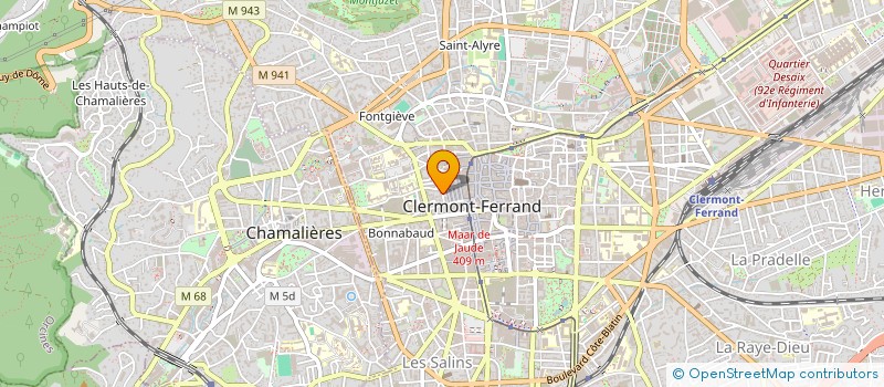 localisation de l'entreprise ASSOCIATION CULTURELLE FRANCO-TCHETCHENE 63  CLERMONT-FERRAND