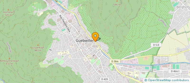 localisation de l'entreprise ASSOCIATION CULTURELLE FRANCO-TURC  GUEBWILLER