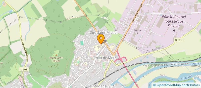 localisation de l'entreprise ASSOCIATION CULTURELLE FRANCO TURQUE  TOUL