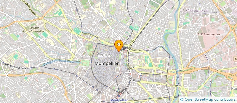 localisation de l'entreprise ASSOCIATION CULTURELLE GRAPHISME à MONTPELLIER