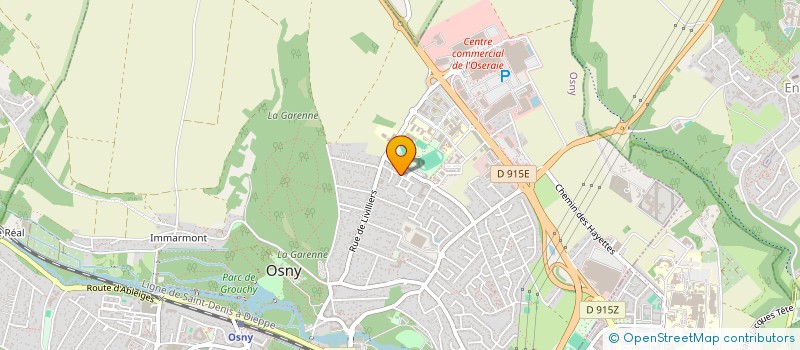 localisation de l'entreprise ASSOCIATION CULTURELLE HINDOUE DE CERGY-PONTOISE  OSNY