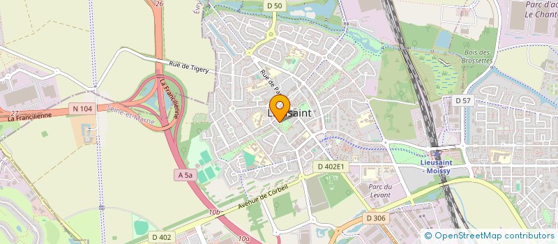 localisation de l'entreprise ASSOCIATION CULTURELLE HINDOUE SENART MURUGAN  LIEUSAINT