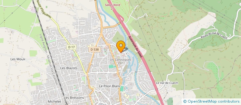 localisation de l'entreprise ASSOCIATION CULTURELLE IQRAA  SALON-DE-PROVENCE