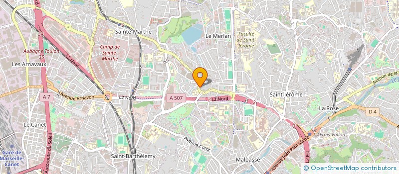 localisation de l'entreprise ASSOCIATION CULTURELLE ISLAMIQUE DES FLAMANTS à MARSEILLE