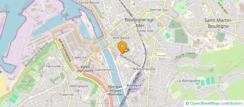 localisation de l'entreprise ASSOCIATION CULTURELLE ISRAELITE DE BOULOGNE SUR MER à BOULOGNE-SUR-MER