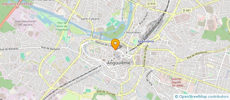localisation de l'entreprise ASSOCIATION CULTURELLE L'ECROU à ANGOULEME
