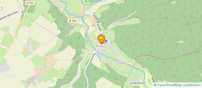 localisation de l'entreprise ASSOCIATION CULTURELLE LES PAS D'ANTAN - A.C.P.A.  ROSAY