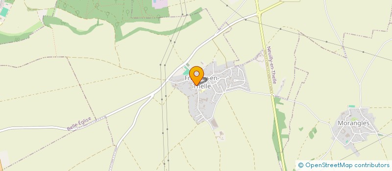 localisation de l'entreprise ASSOCIATION CULTURELLE LOISIRS ET SPORT  FRESNOY-EN-THELLE