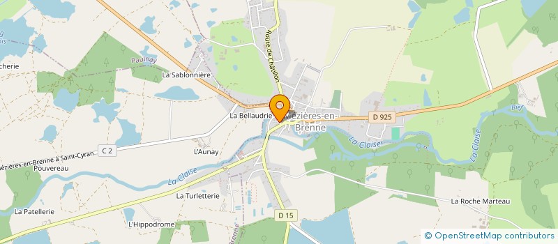 localisation de l'entreprise ASSOCIATION CULTURELLE MACERIENNE (ACM) à MEZIERES-EN-BRENNE