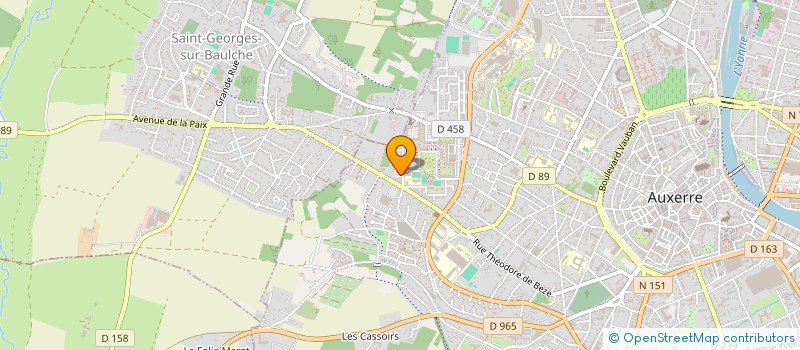 localisation de l'entreprise ASSOCIATION CULTURELLE MAROCAINE D AUXERRE à AUXERRE