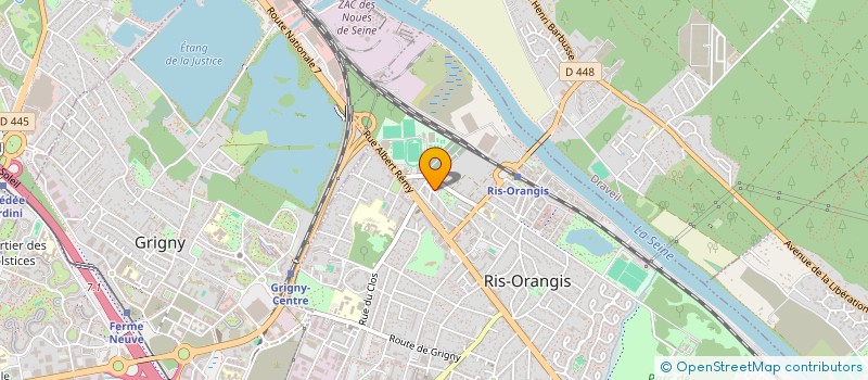 localisation de l'entreprise ASSOCIATION CULTURELLE MUSULMANE DES JEUNES RISSOIS à RIS-ORANGIS