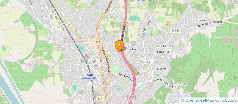 localisation de l'entreprise ASSOCIATION CULTURELLE MUSULMANE ROUSSILLONNAISE à ROUSSILLON