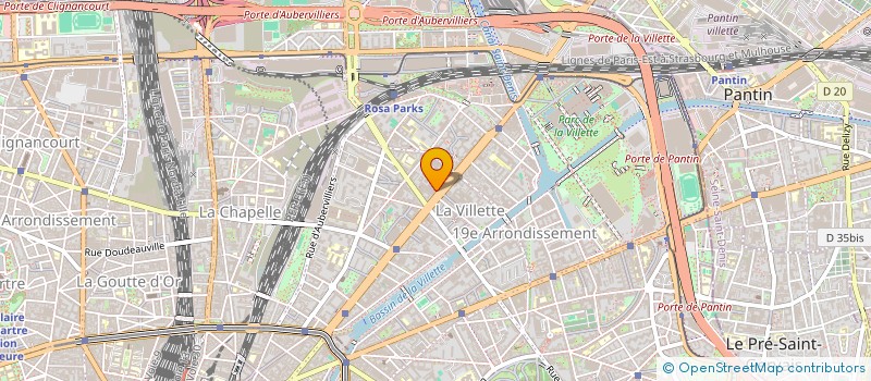 localisation de l'entreprise ASSOCIATION CULTURELLE NOUVELLE CREATION  PARIS