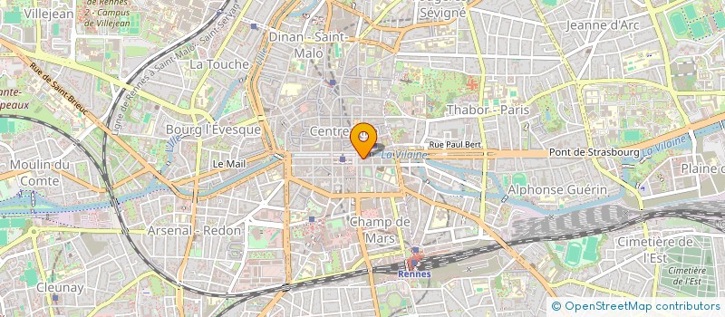 localisation de l'entreprise ASSOCIATION CULTURELLE ORTHODOXE SAINT-JEAN DE CRONSTADT ET SAINT-NECTAIRE D'EGINE  RENNES