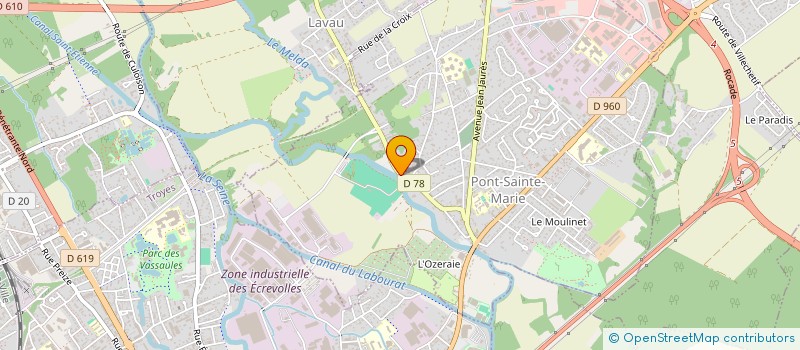 localisation de l'entreprise ASSOCIATION CULTURELLE POLONAISE  PONT-SAINTE-MARIE