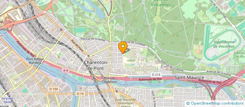 localisation de l'entreprise ASSOCIATION CULTURELLE POUR LA LECTURE, LES LOISIRS ET LA MUSIQUE à SAINT-MAURICE