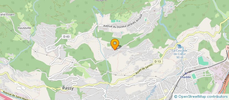 localisation de l'entreprise ASSOCIATION CULTURELLE POUR LA SAUVEGARDE DU PATRIMOINE ET DE L'ART BAROQUE AUX PAYS DU MONT-BLANC à PASSY