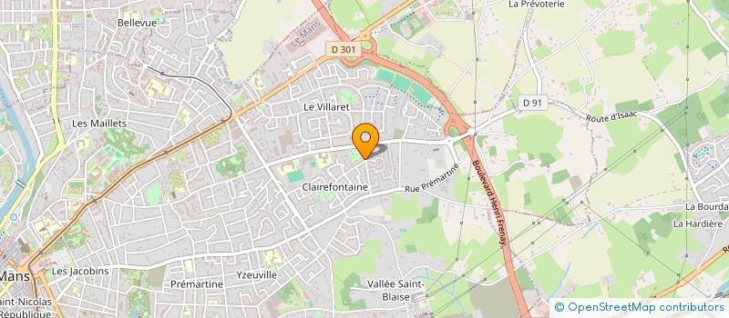 localisation de l'entreprise ASSOCIATION CULTURELLE PROTESTANTE à LE MANS