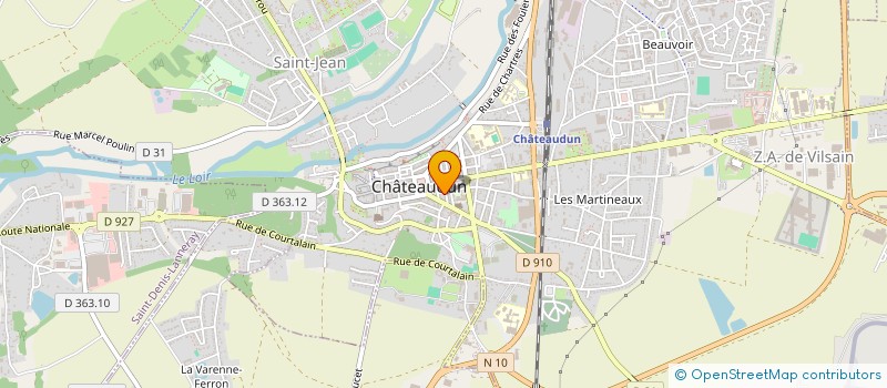 localisation de l'entreprise ASSOCIATION CULTURELLE PROTESTANTE EPI'TCHAT à CHATEAUDUN