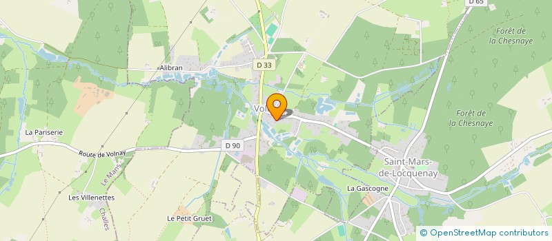 localisation de l'entreprise ASSOCIATION CULTURELLE SAINT-VINCENT-DE-VOLNAY  VOLNAY