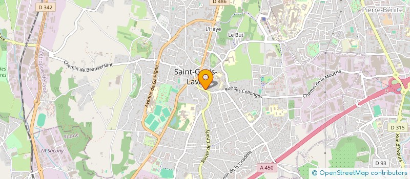 localisation de l'entreprise ASSOCIATION CULTURELLE SAINTE EUGENIE à SAINT-GENIS-LAVAL