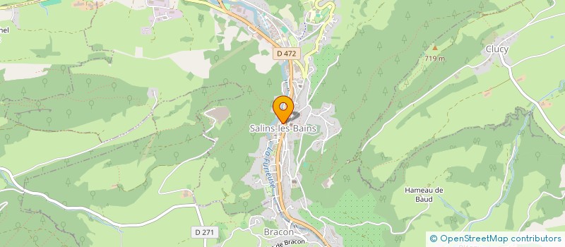 localisation de l'entreprise ASSOCIATION CULTURELLE SALINOISE à SALINS-LES-BAINS