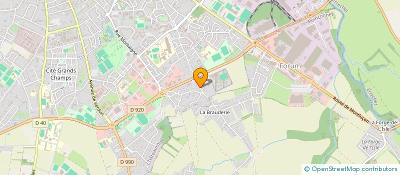 localisation de l'entreprise ASSOCIATION CULTURELLE SOCIALE SPORTIVE à CHATEAUROUX