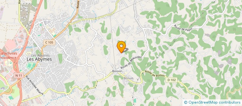 localisation de l'entreprise ASSOCIATION CULTURELLE SPORTIF MOUN DOUBS  LES ABYMES