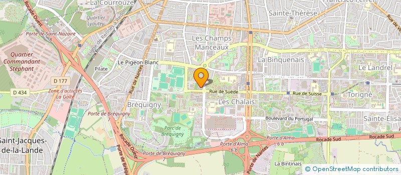localisation de l'entreprise ASSOCIATION CULTURELLE ST MARCEL à RENNES